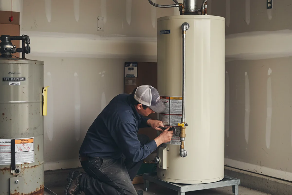 Water heater and shutoff valve replacement in Apache Junction